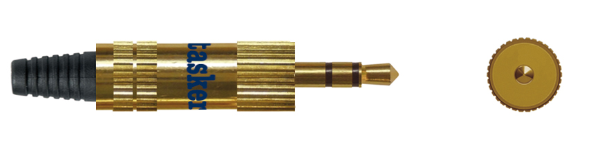 TASKER SP80 CONNETTORE JACK 3,5 STEREO MASCHIO CONTATTI ORO