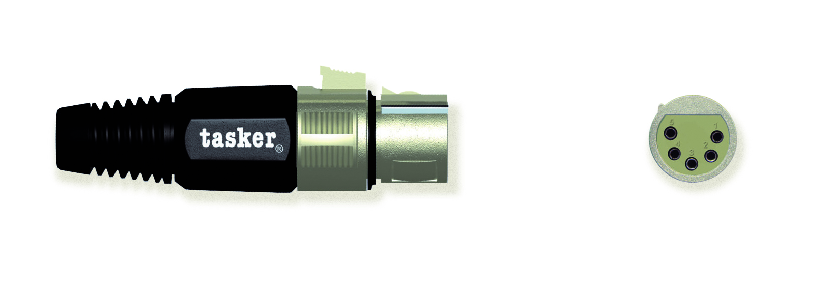 TASKER SPINA XLR FEMMINA 5 POLI