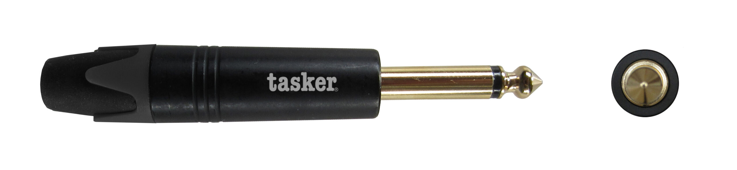 TASKER (SP22) JACK MONO 6,3 MASCHIO ALLUMINIO NERO - NERO