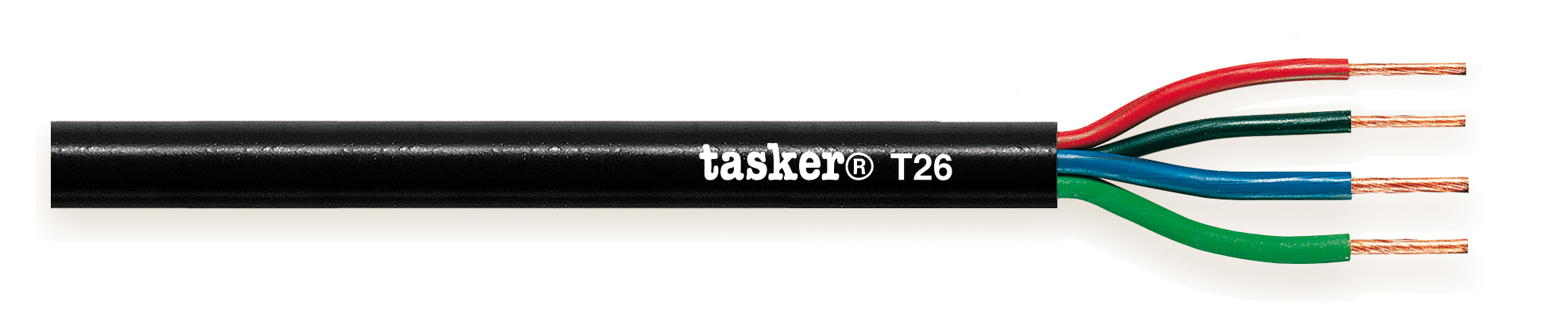 TASKER CAVO T26 2x16 + 2x13 AWG NERO - BOB. MT. 100