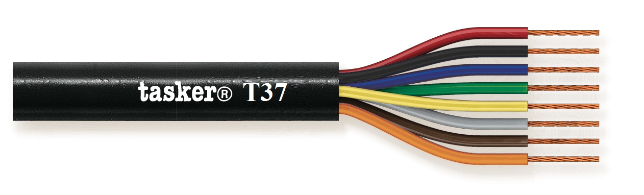 TASKER CAVO T37 8x13 AWG NERO - BOB. MT. 100
