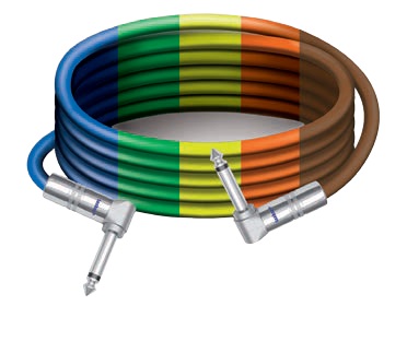 TASKER CABLATO AUDIO T33 FLUO GIALLO + 2 SPM906,3M - MT. 9