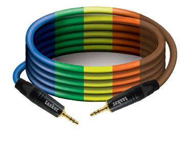 TASKER CABLATO AUDIO T32 FLUO ARANCIO+2 SP82GB3,5S-N - MT. 3