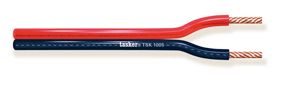 TASKER CAVO TSK1005 2x4,00 ROSSO/NERO - BOB. MT. 50
