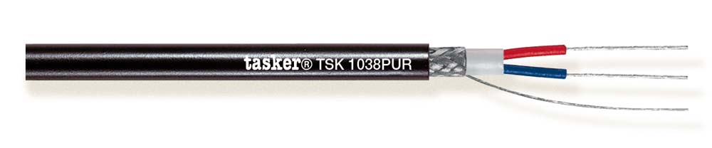 TASKER CAVO TSK1038 PUR 2x0,35 NERO - BOB. MT. 500