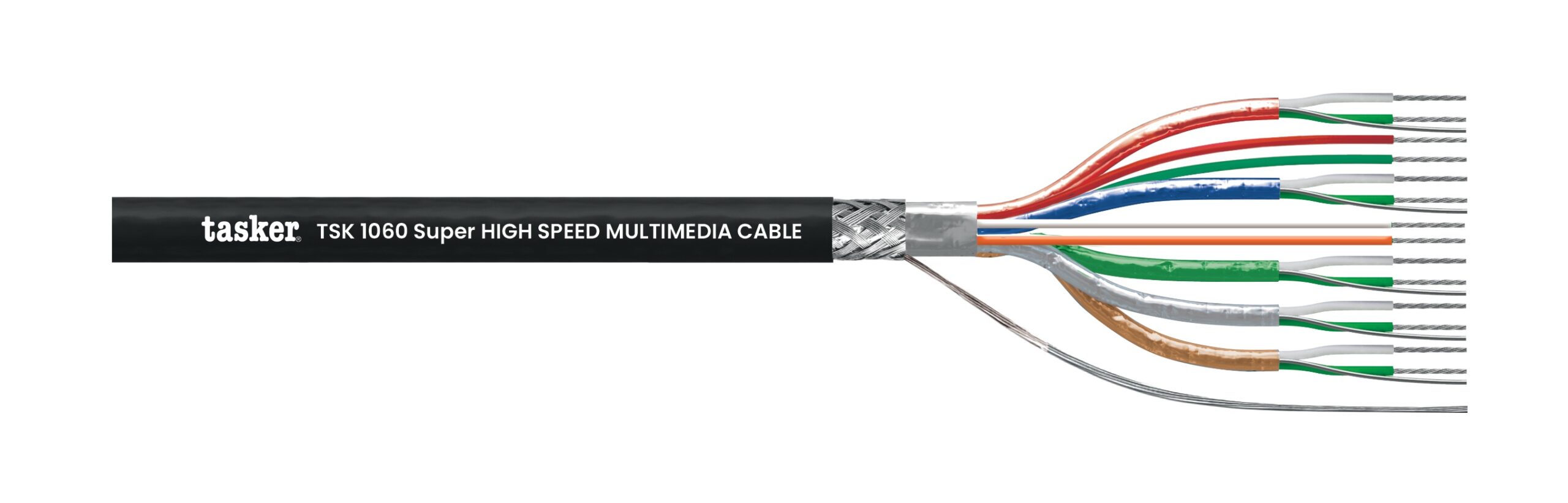 TASKER CAVO TSK1060 SUPER 5x2x0,14 NERO - BOB. MT. 100