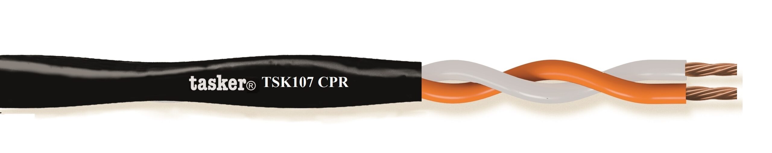 TASKER CAVO TSK107 CPR Eca 2x9 AWG NERO - BOB. MT. 100