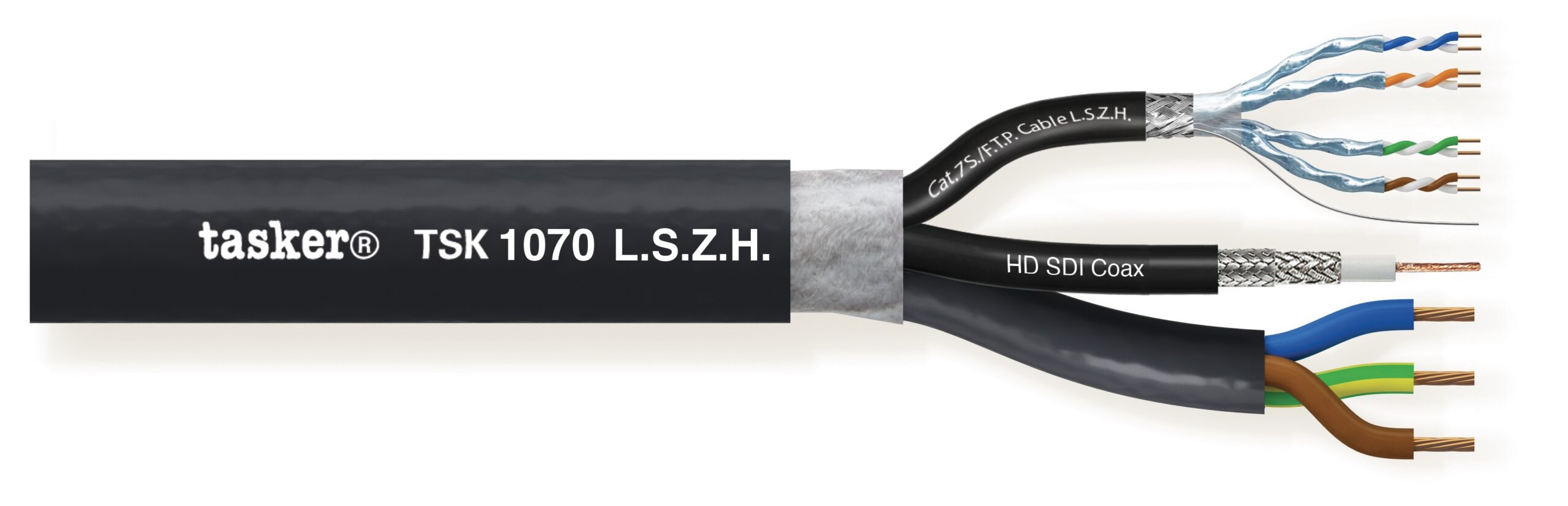 TASKER CAVO TSK1070 LSZH KOMBY NERO - BOB. MT. 100