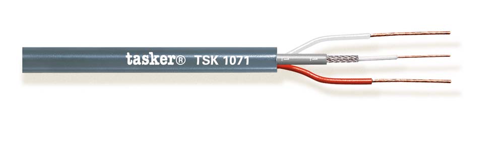TASKER CAVO TSK1071 1x0,48+2x0,50 GRIGIO - BOB. MT. 100