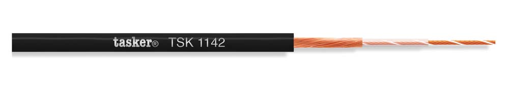 TASKER CAVO TSK1142 MINIATURE 1x0,06 NERO - BOB. MT. 50