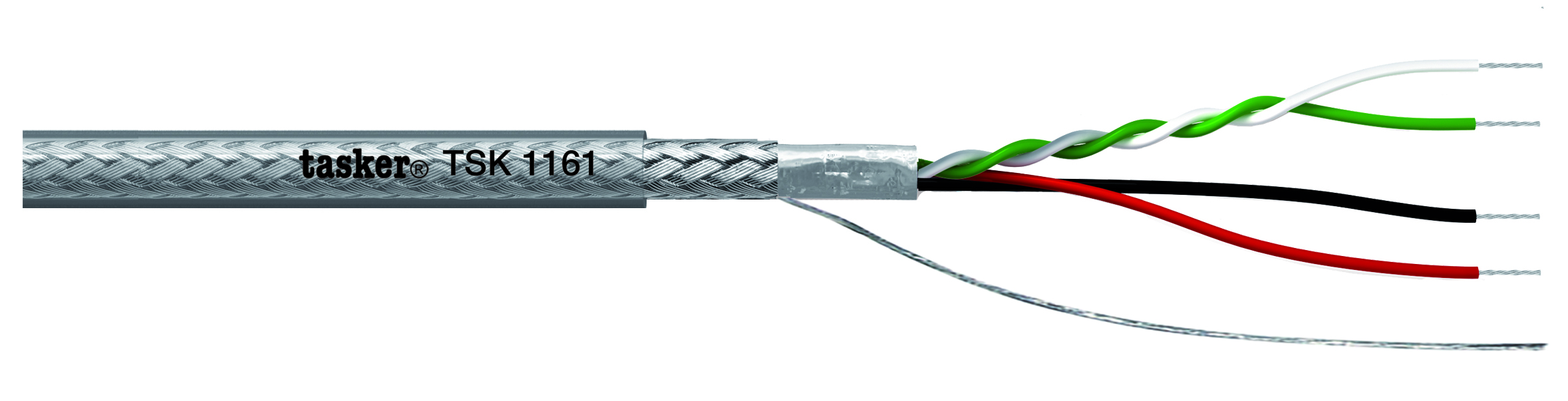 TASKER CAVO TSK1161 1x2x0,08+2x0,14 TRASP.  - BOB. MT. 100