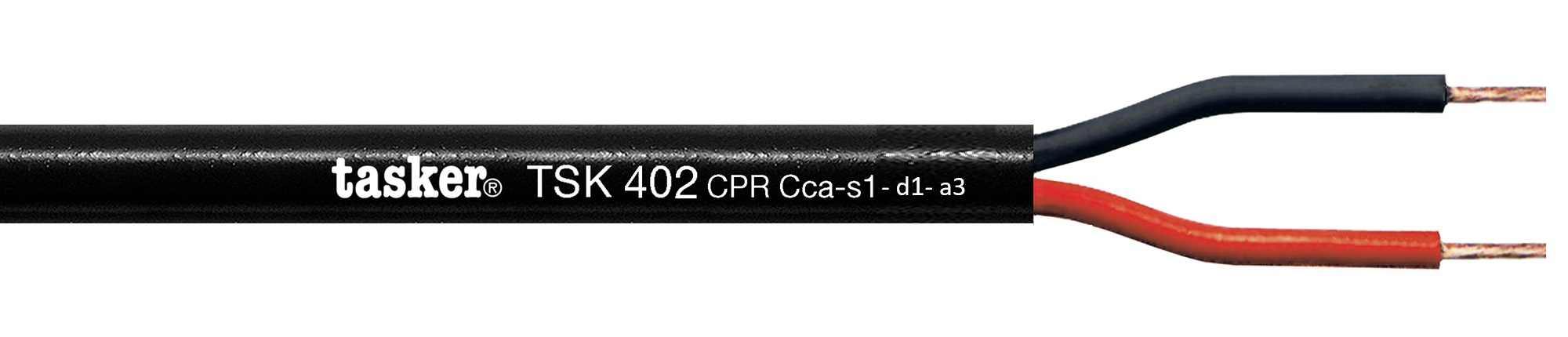 TASKER CAVO TSK402 CPR Cca 2x1,50 NERO - BOB. MT. 500