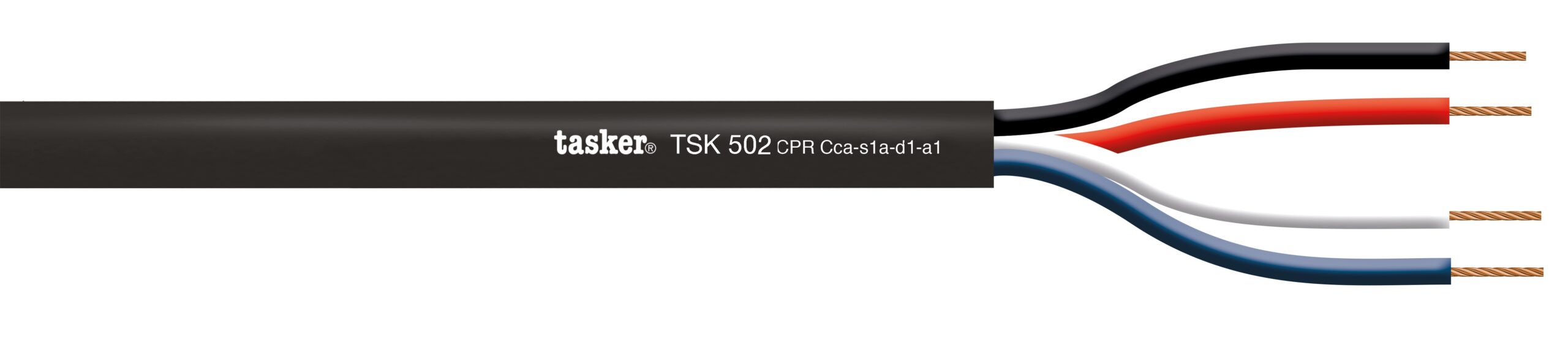 TASKER CAVO TSK502 CPR Cca 4x1,50 NERO - BOB. MT. 100