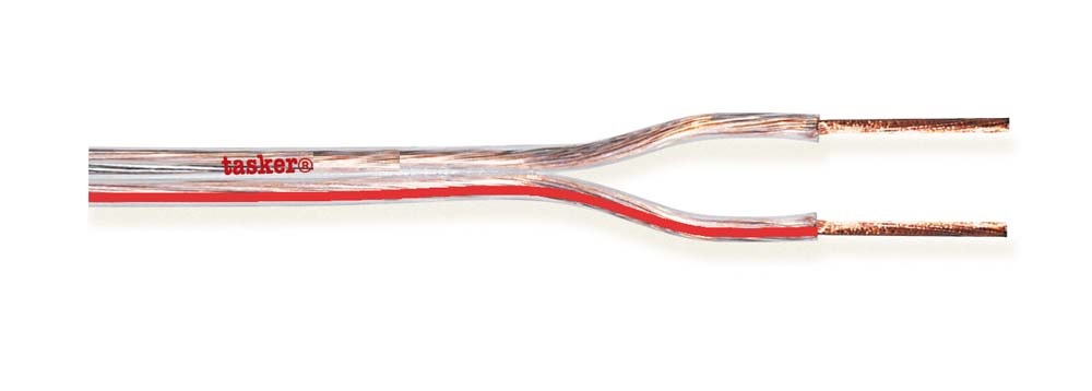 TASKER CAVO TSK68 2x4,00 TRASPARENTE - BOB. MT. 100