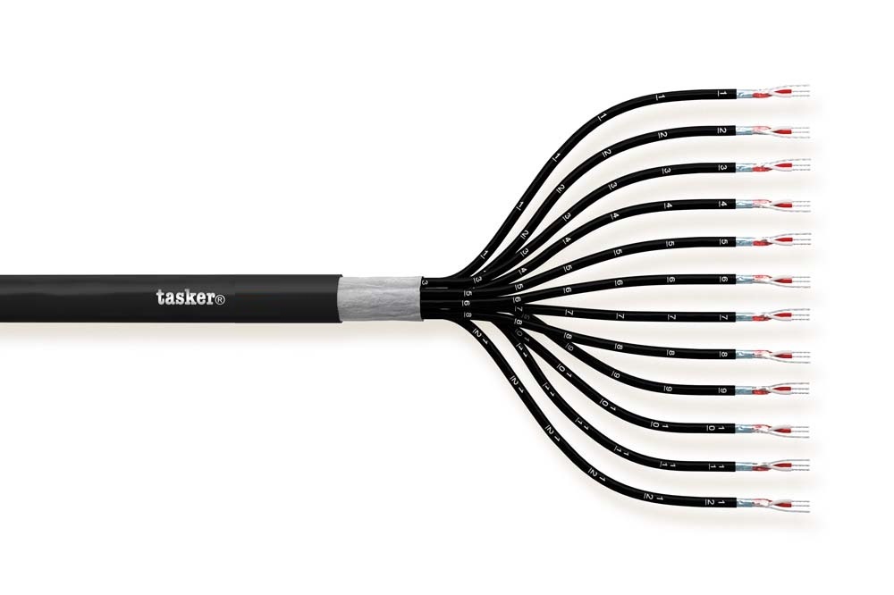 TASKER CAVO TSK824 24x2x0,14 NERO - BOB. MT. 100