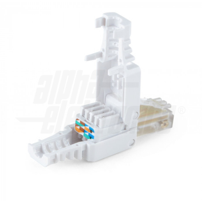 Spina RJ45 8P8C Cat.5e non schermata - chiusura a pressione