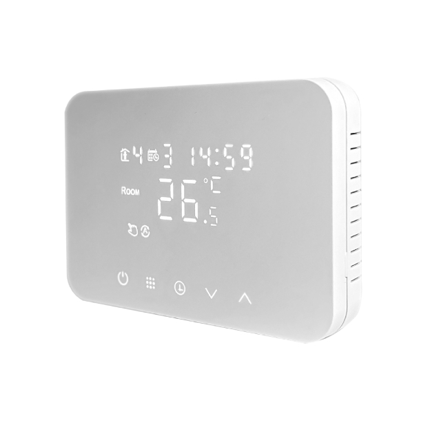 Thermo+ Cronotermostato a batterie SOFT TOUCH bianco