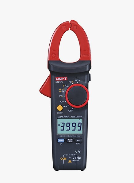 UT-213C Pinza Amperometrica TRMS 400A 600V standard di sicurezza CAT III
