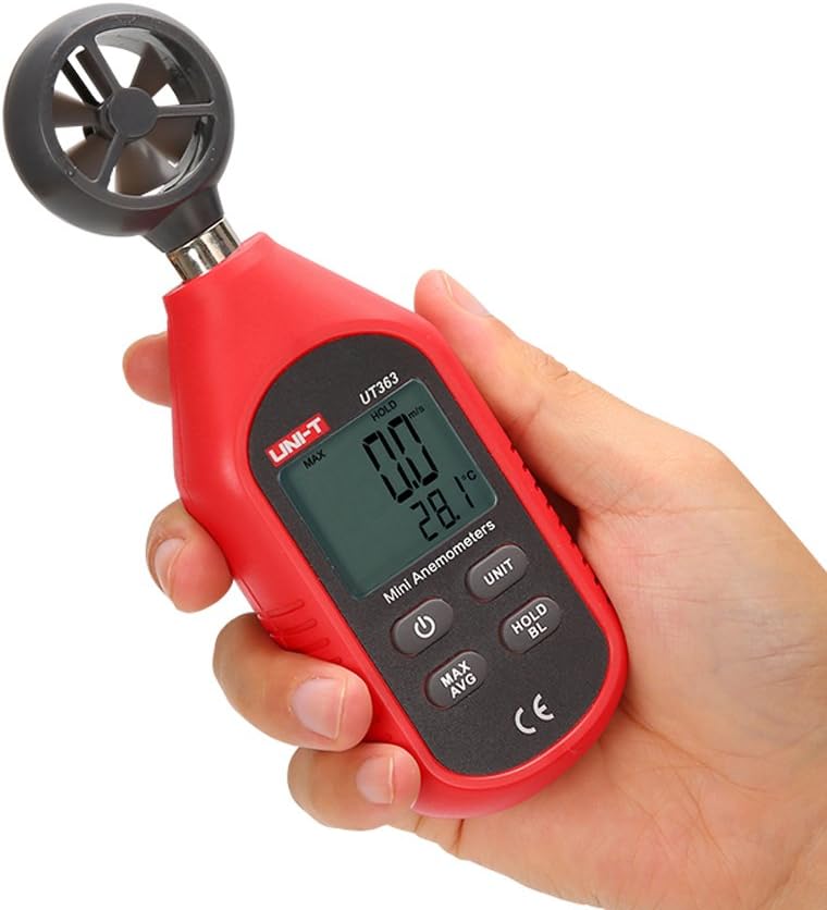 UT363 Mini anemometro digitale da 0-45m/s - UNI-T - immagine 2