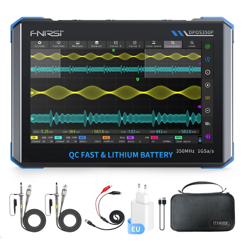 DPOS350P FNIRSI - Oscilloscopio Tablet 4in1 - immagine 3