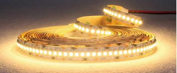 Striscia LED 5m 12V 2835 19,2W/m IP20 - BIANCO CALDO 3000K - immagine 2