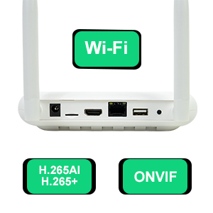 Kit di videosorveglianza wireless WiFi800 NVR + 2 telecamere esterne - immagine 3