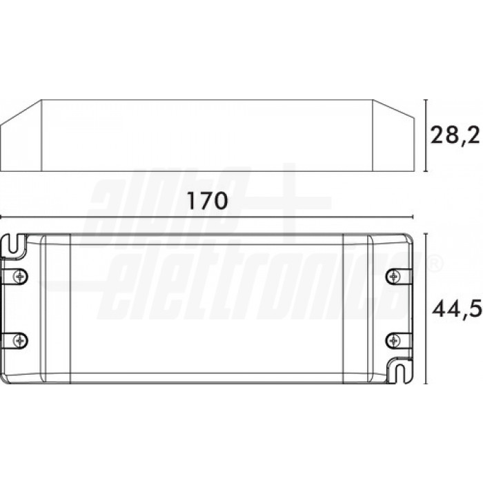 Alimentatore per LED a tensione costante 75W 12Vdc - immagine 2