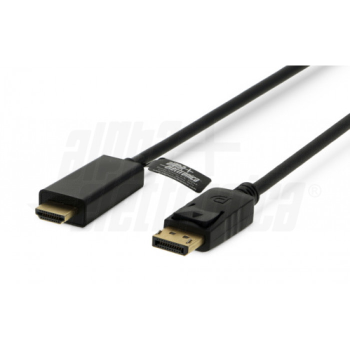 Cavo Display Port maschio a HDMI maschio, nero, 2m