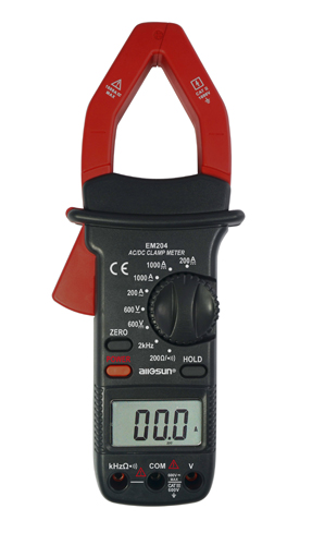 EM-204 - Pinza amperometrica con misura corrente AC/DC 1000A