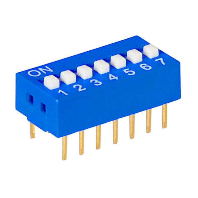 Interruttore DIP SWITCH 7 posizioni ON-OFF da circuito stampato 2.54mm