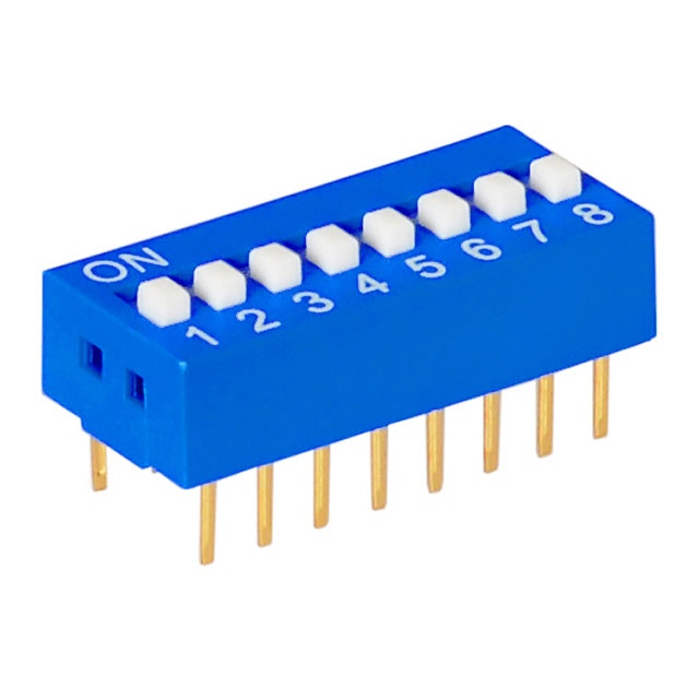 Interruttore DIP SWITCH 8 posizioni ON-OFF da circuito stampato 2.54mm
