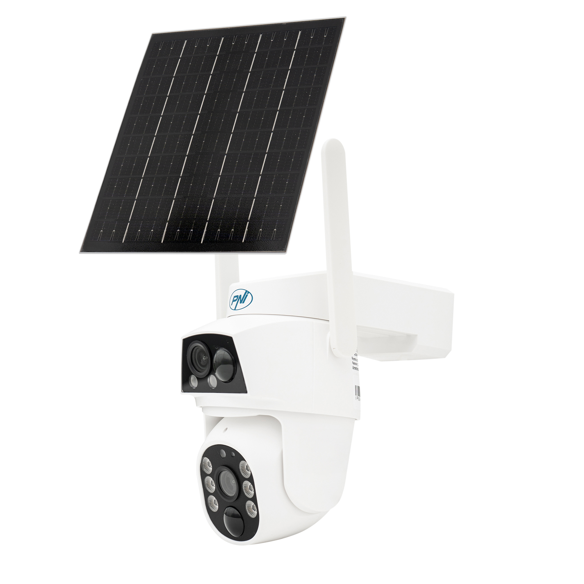 IP794 Telecamera WiFi PTZ doppia lente 2MP + 2MP, pannello solare - immagine 2