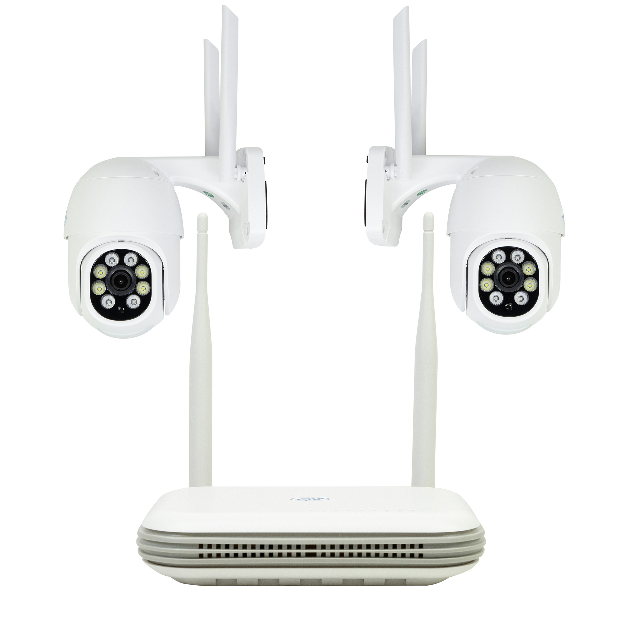 Kit di videosorveglianza wireless WiFi800 NVR + 2 telecamere esterne