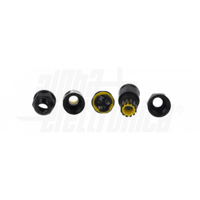Connettore volante per giunta 3 poli - 17,5A 450V - IP68 - immagine 2