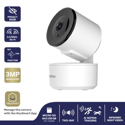 HeyCam Lite - Smart camera Wi-Fi dual band PTZ da interno 3MP - immagine 2