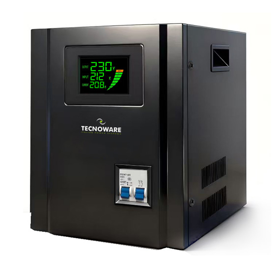 Stabilizzatore Bidirezionale Monofase 7,5KVA Servoassistito a controllo elettronico con microprocessore