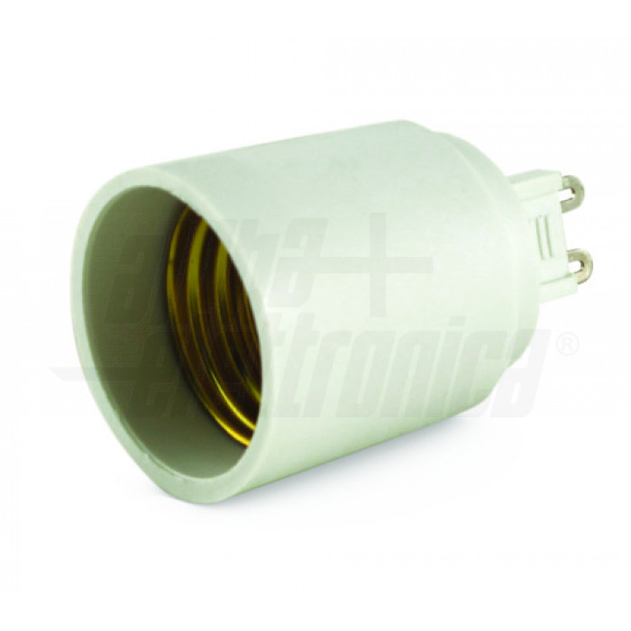 Adattatore portalampade da attacco G9 a E27