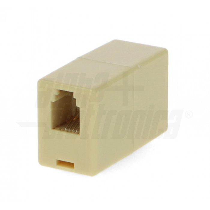 Adattatori telefonici modulari RJ9 / RJ10 / RJ22 4P4C da presa a presa