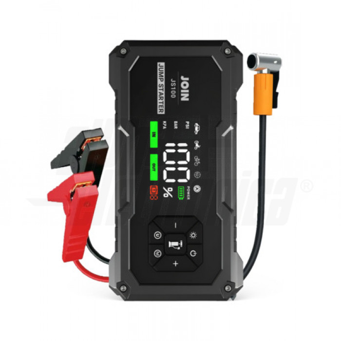 Avviatore di emergenza 4-in-1 Avviatore Compressore Torcia Power-bank 10000mAh, 400A -Serie GoFix