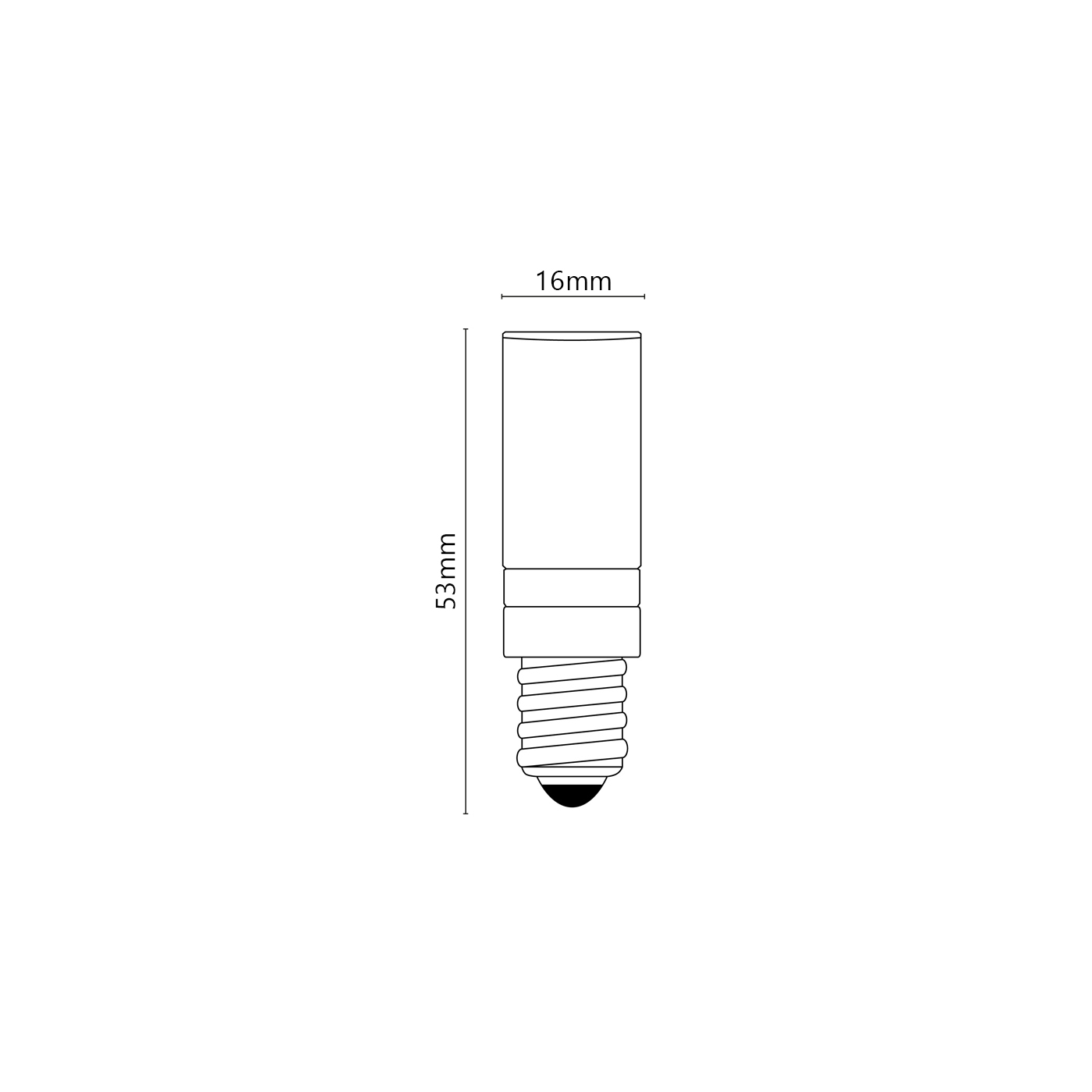 AP4WF - Lampadina LED T16 Mini 220V 4W 6000K E14 - immagine 2